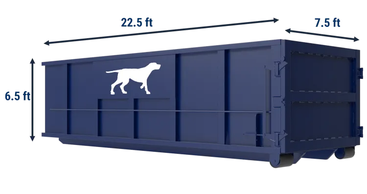 roll off container 22 ft