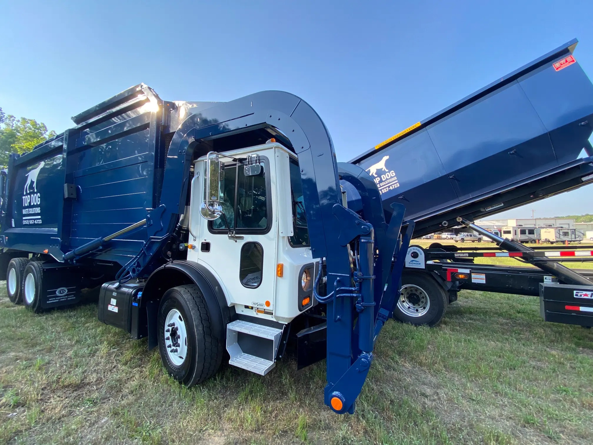 Top Dog Waste trucks